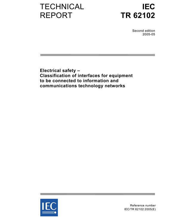 Cover IEC TR 62102:2005